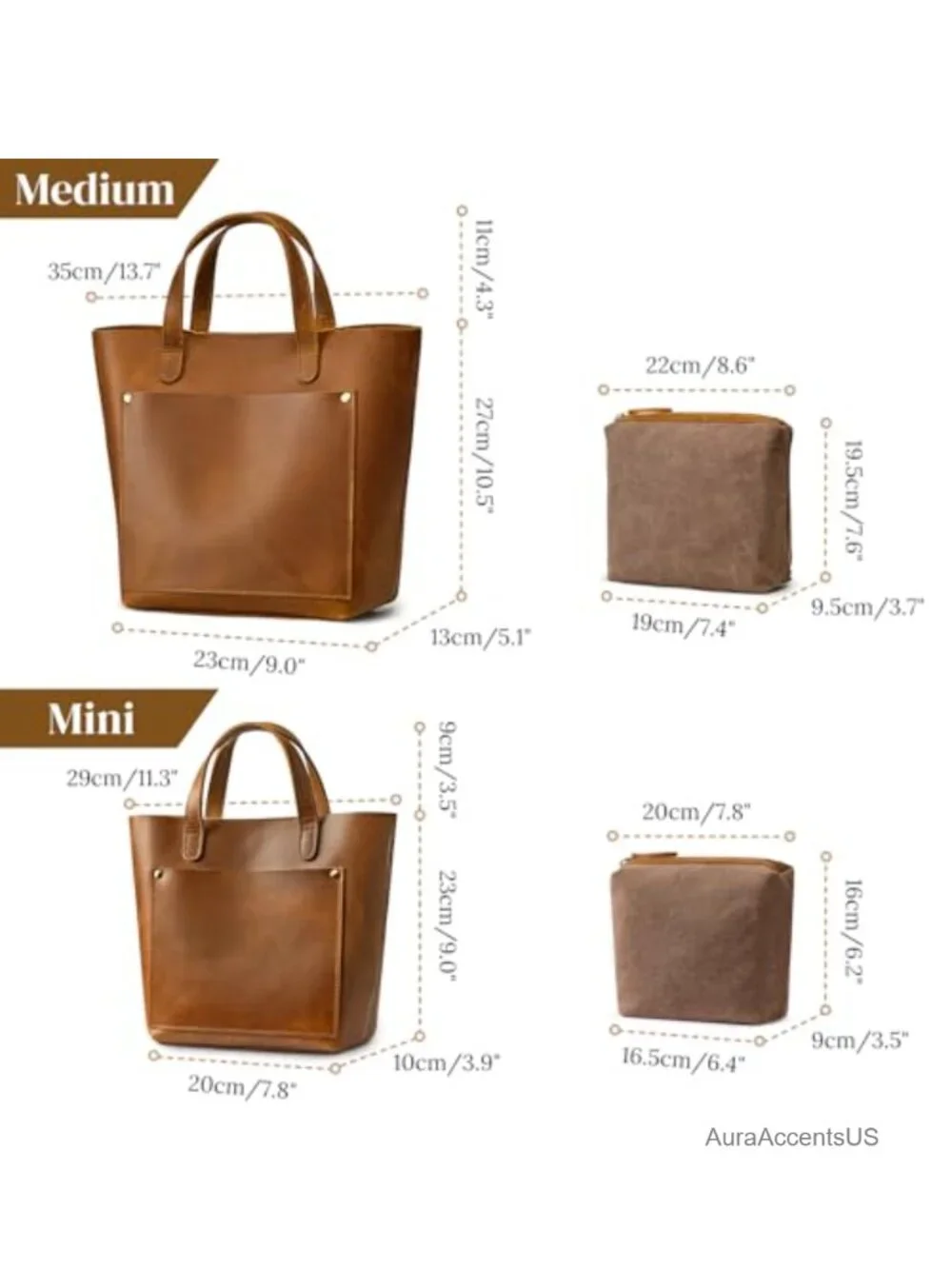 Top Grain Crazy Horse Leather Mini Crossbody Satchel Magnetic Closure